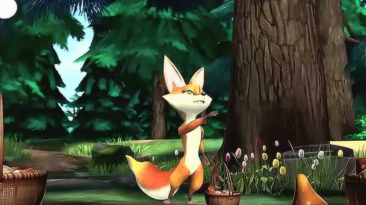 熊出没:森林里来了一只非常漂亮可爱的小狐狸