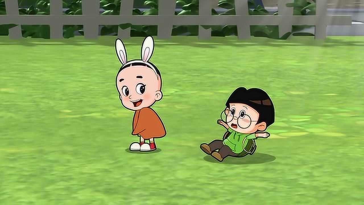 新大头儿子:大头和小明上演真实版的龟兔赛跑
