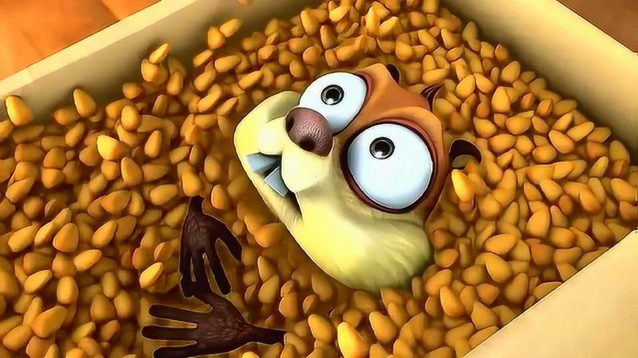 蹦蹦偷吃光头强的松子