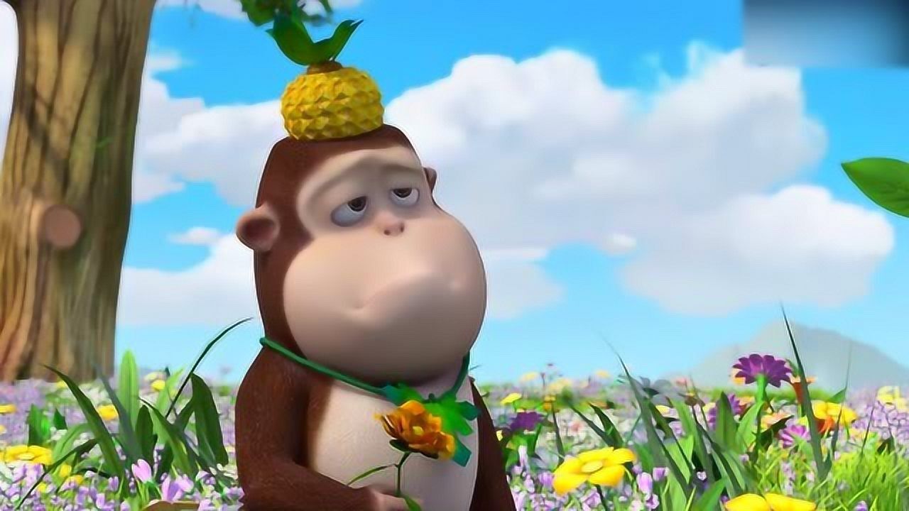 小伶育儿:吉吉王子手里拿着一朵很好看的花,它要送给谁呢