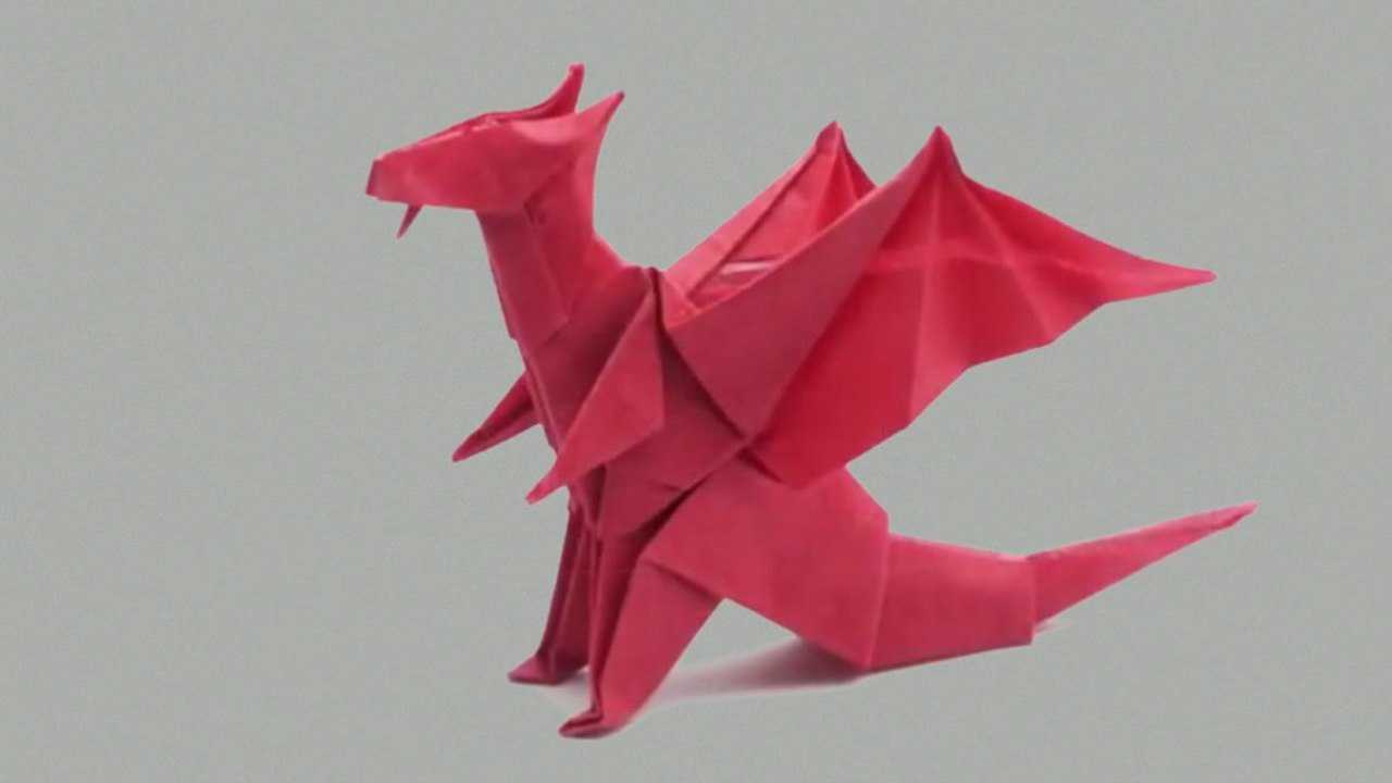 彬彬折纸教你如何折叠喷火飞龙详细视频教程