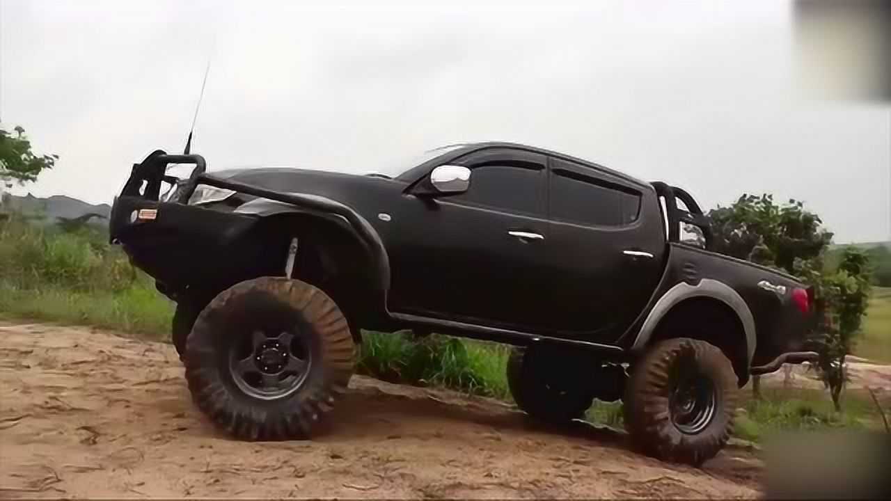 三菱triton4x4山坡越野实战
