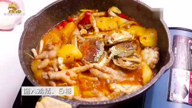 嘟嘟熊吃货日记,美味肉蟹煲 ,七夕快乐