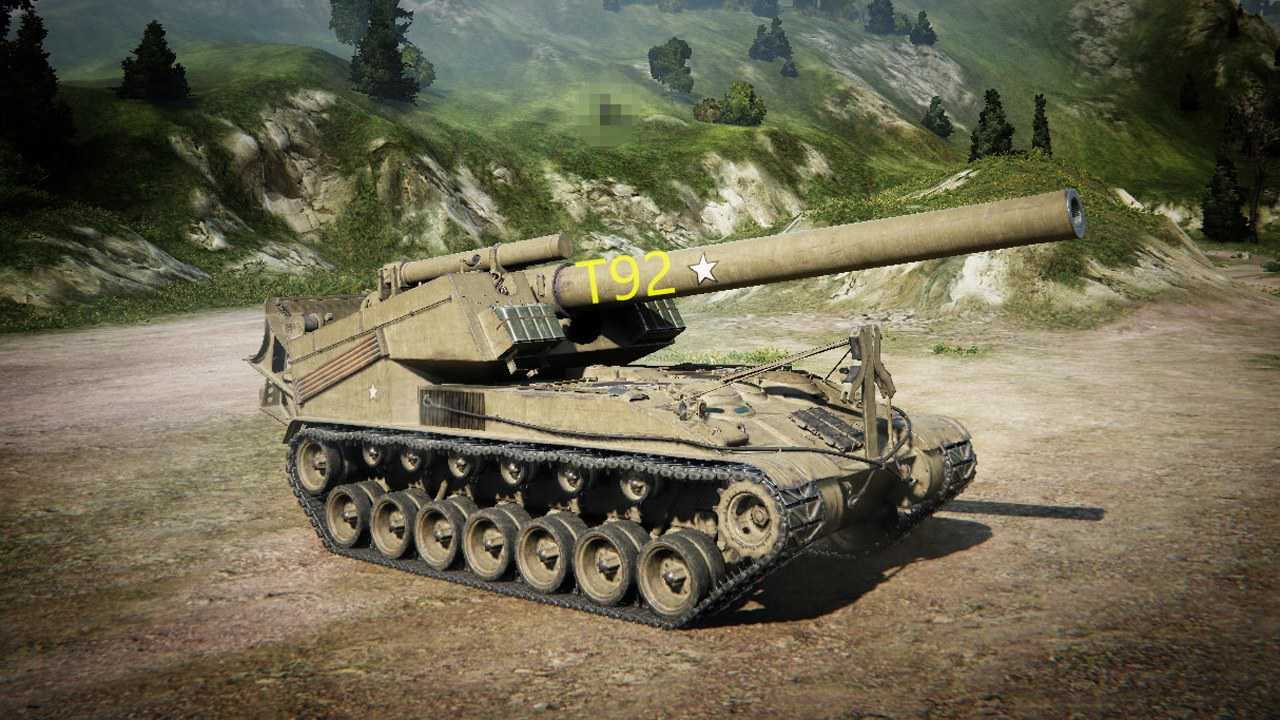 坦克世界 t92 - 1杀 - 6.1千输出 fhd 60fps