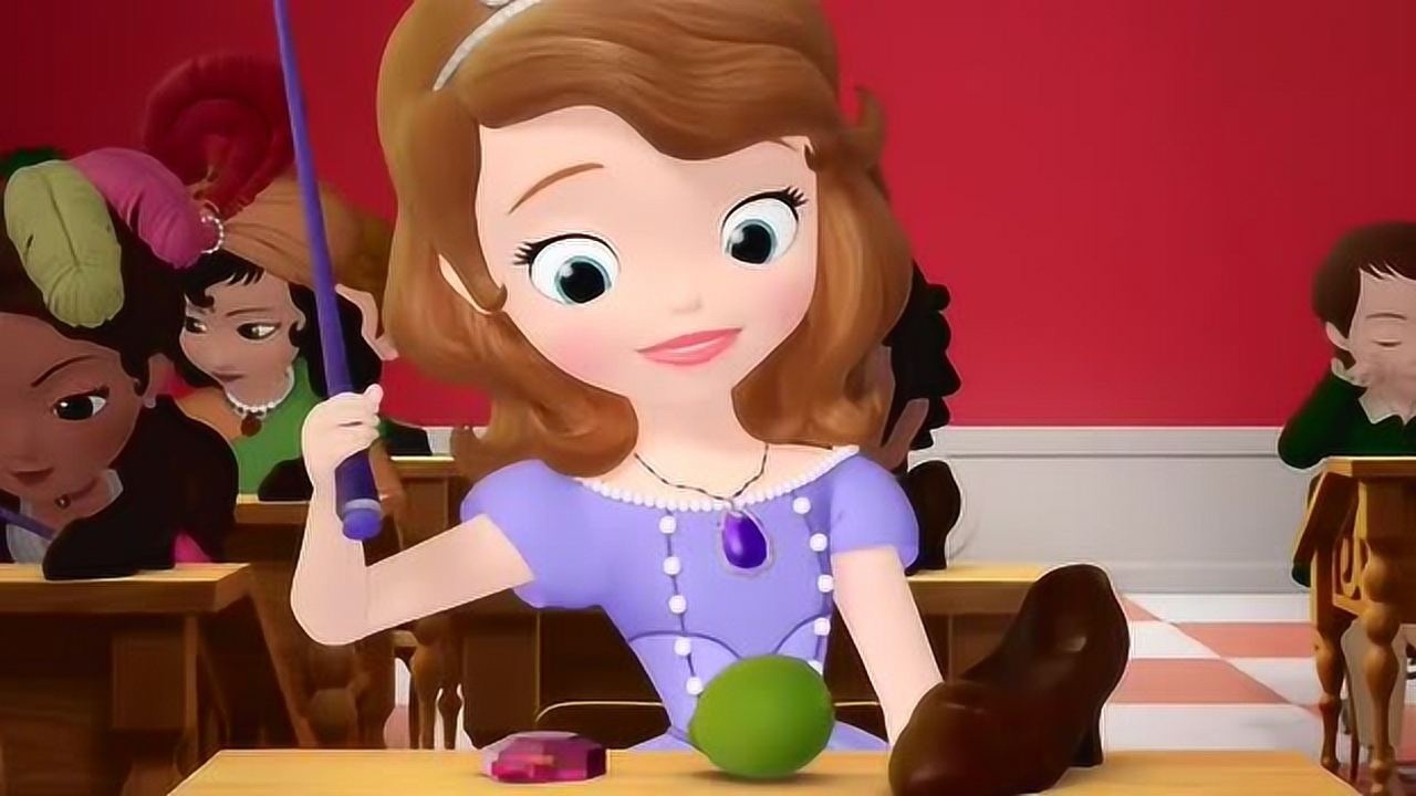 小公主苏菲亚成功变出了红宝石绿宝石还有水晶鞋