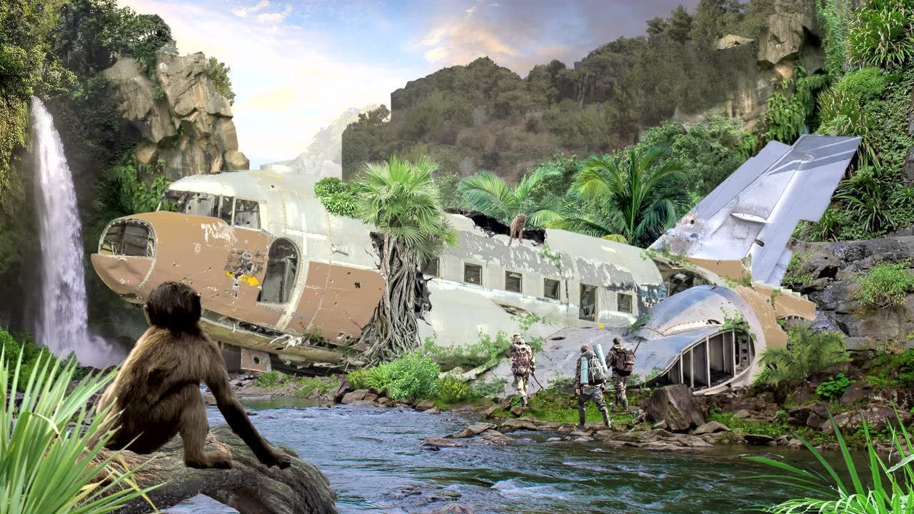 杰视帮创意合成海报《失落遗迹》