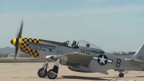 第八航空队的P-51野马式战斗机