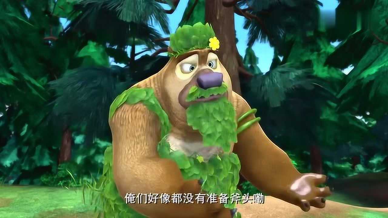 动物们出演了童话剧山神的斧头熊二这萌萌哒扮相像山神吗