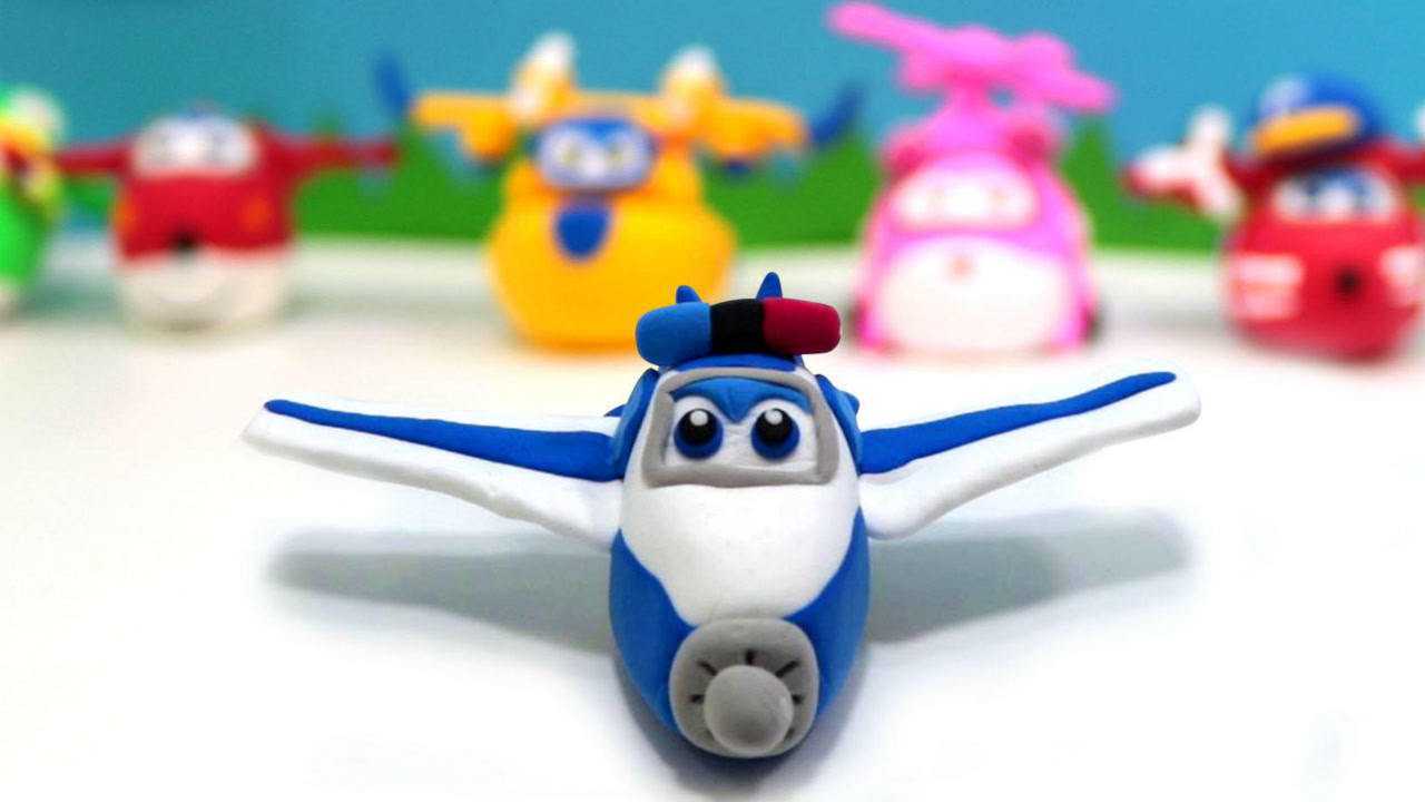 超轻黏土制作超级飞侠包警长