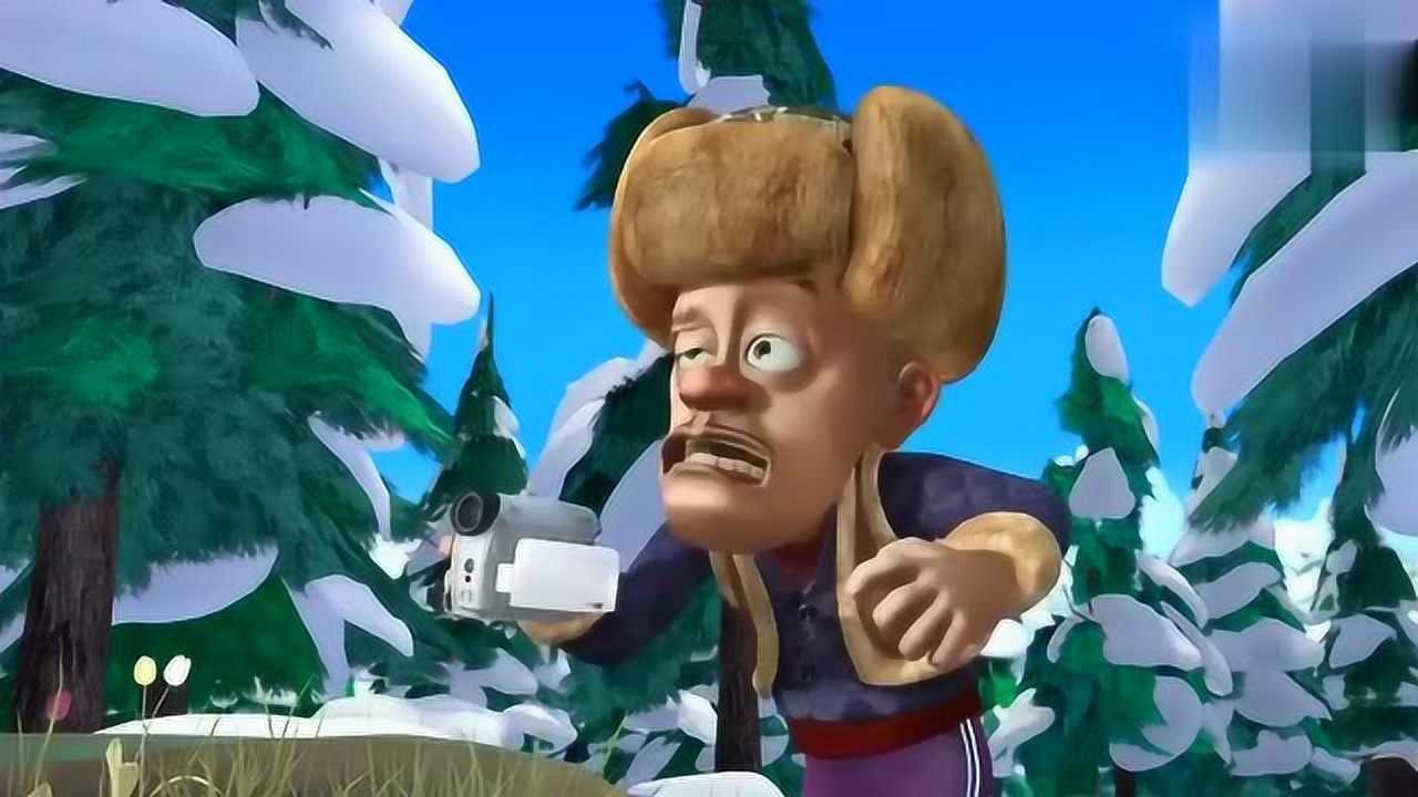 熊出没熊大熊二把光头强的相机当成秘密武器光头强给它们上课