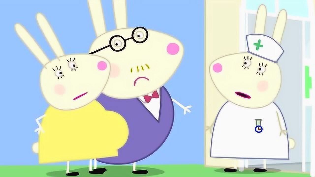 兔子妈妈要生孩子了，而护士妹妹居然忘记姐姐怀孕了_高清