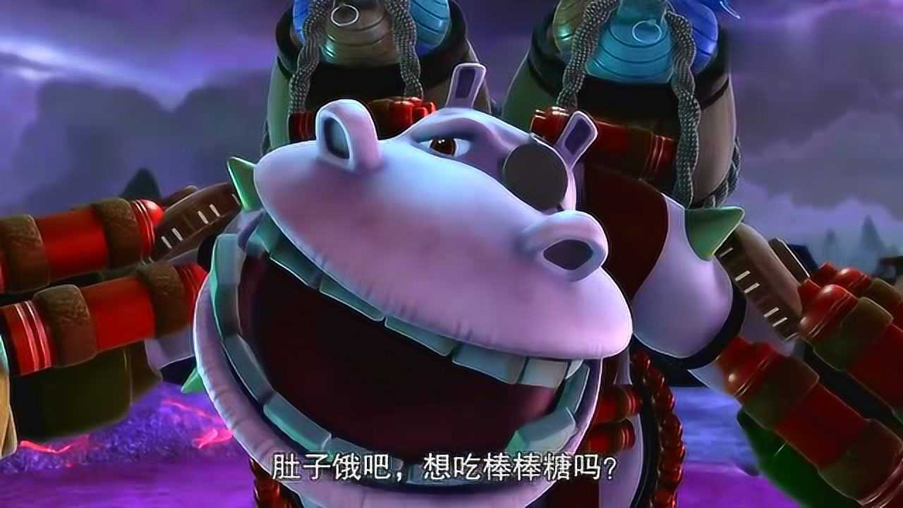 猪猪侠被这个大犀牛挠痒痒笑的眼泪都出来了