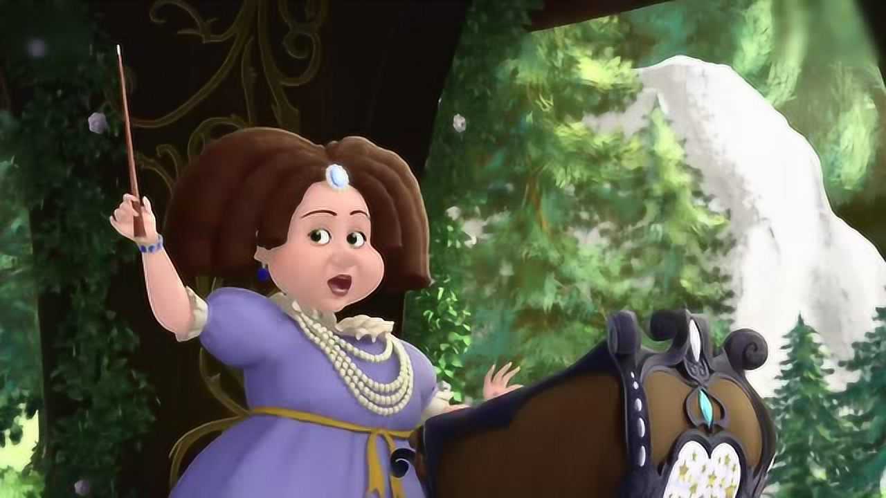 小公主苏菲亚赛克变出了蝴蝶得到了父亲的鼓励