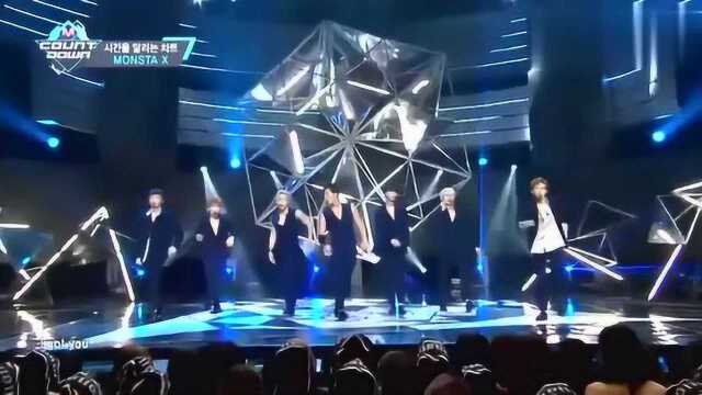 韩国男团MONSTA X《Mirotic》打歌舞台,活力满满的现场,喜欢