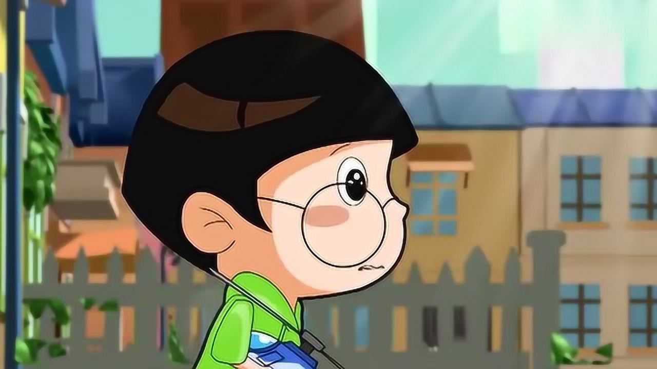 大头儿子说自己喷嚏力大无穷小明让他表演一个看看