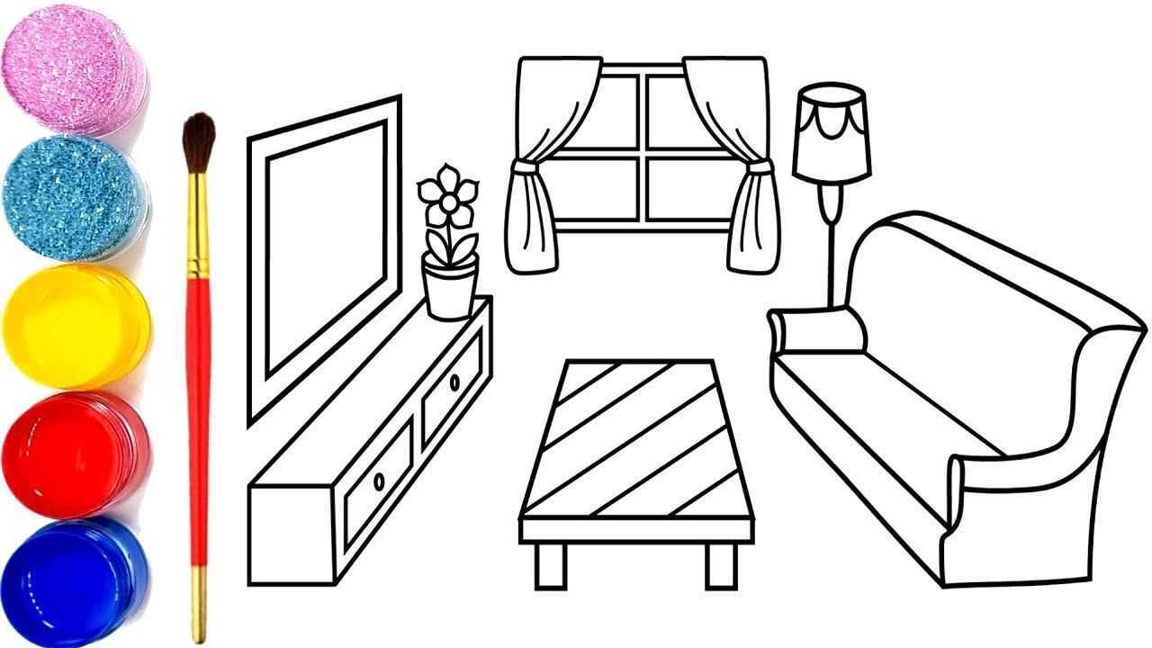趣味简笔画:画漂亮客厅_腾讯视频