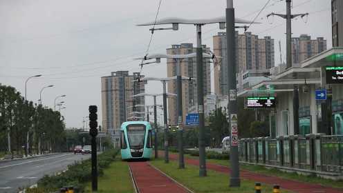 成都首条有轨电车首开段线路 预计今年底正式开通试运营