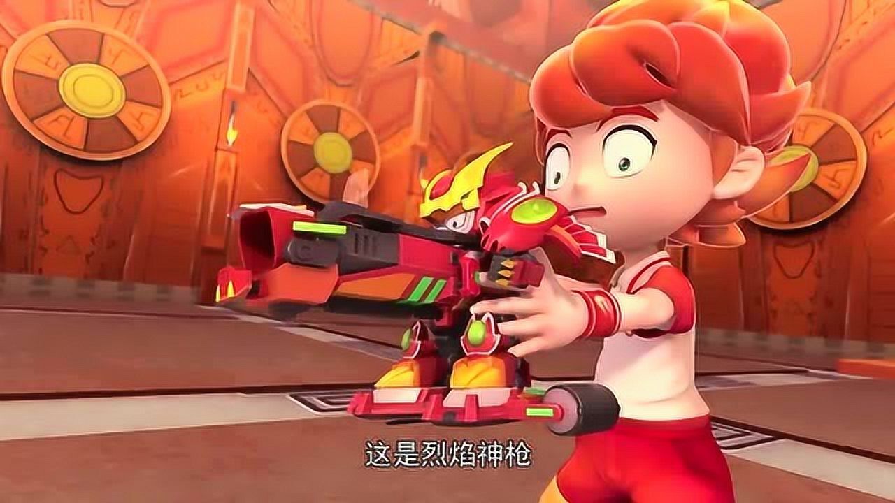 激战奇轮:小萨和烈焰联手打败了狗头怪兽