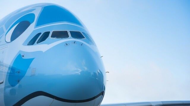 空客官方视频:如何在全日空首架A380上画海龟