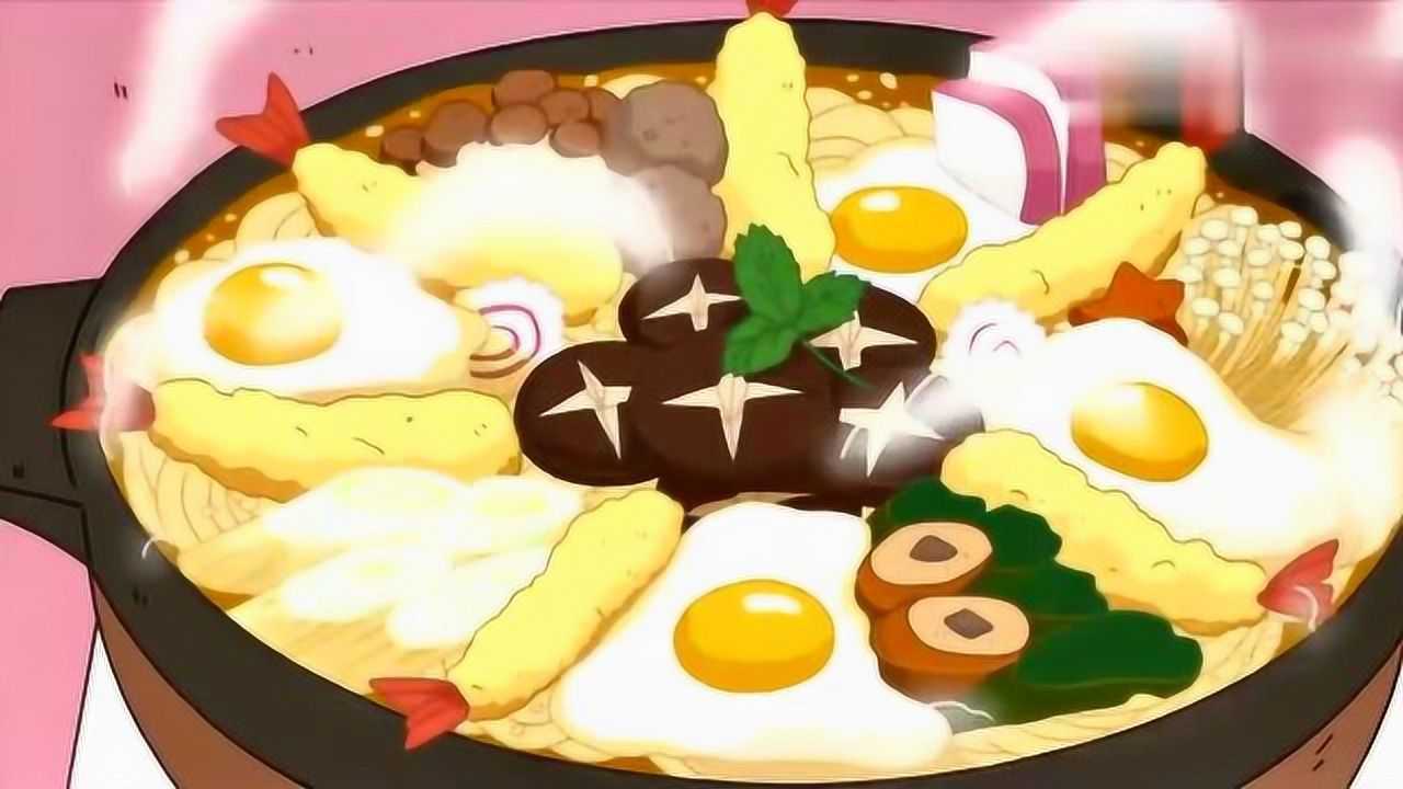樱桃小丸子一家今晚打算吃火锅,大家都吃得很开心,你也要幸福哦!