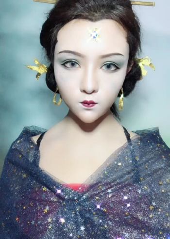 西游记蟒蛇精仿妆你们觉得像吗小时候最爱看这集