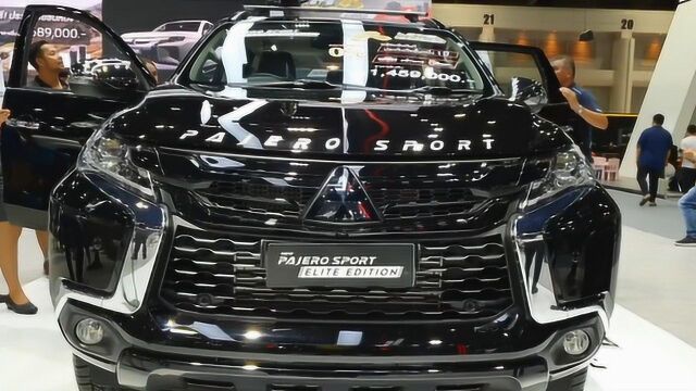 2019款三菱帕杰罗Pajero Sport,外观和内饰实拍