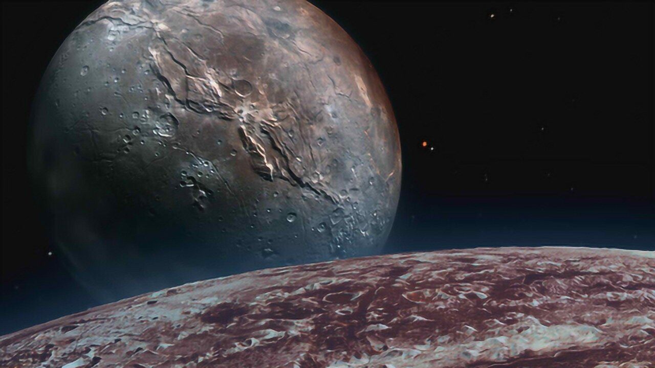 科学探索卡戎红色北极之谜,或是逃离冥王星"托林",沉降形成!