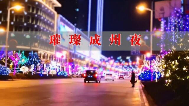 2019成州除夕夜夜景