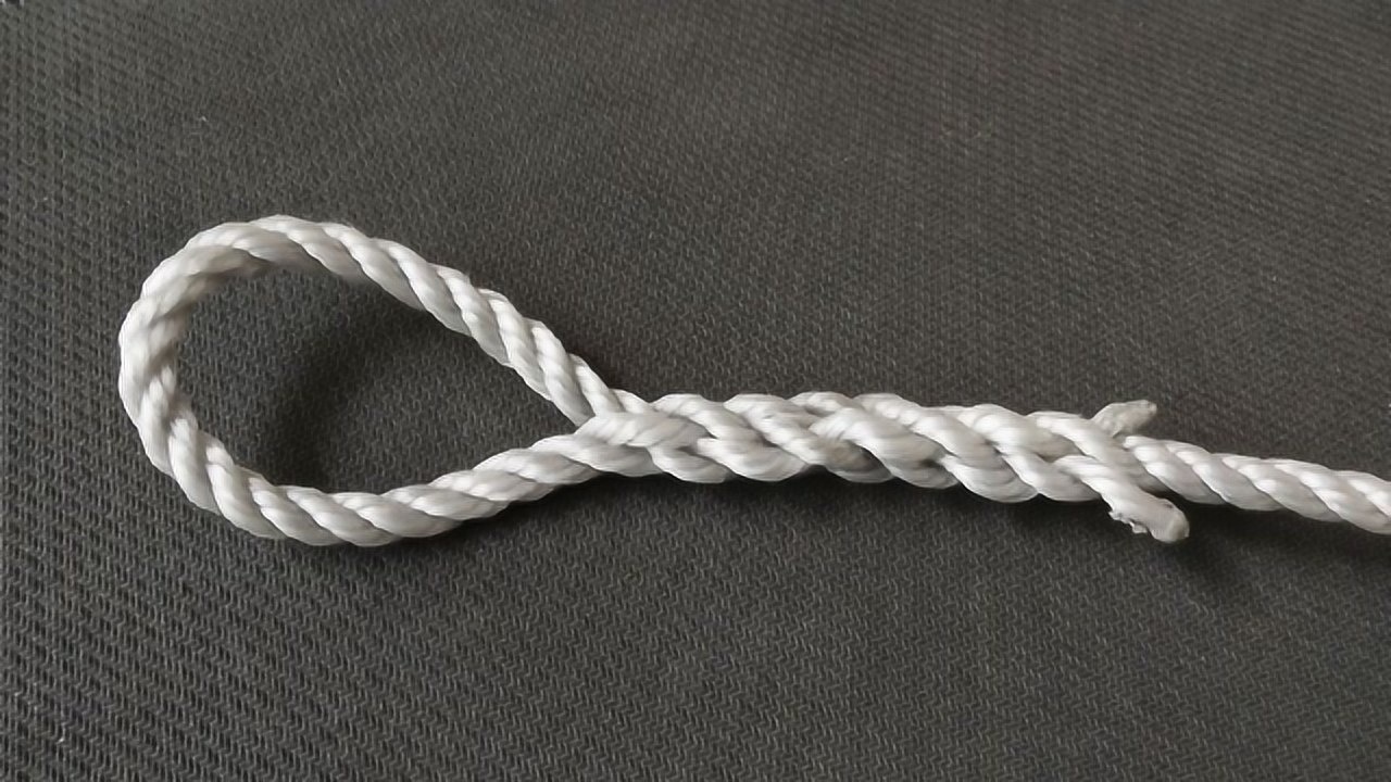 生活小技巧:分享一个钢丝绳套的一种简单插接方法,简单结实又实用