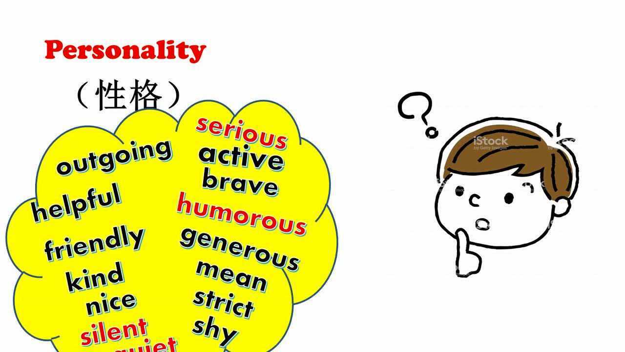 如何用英语描述人物外貌和性格