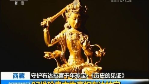 布达拉宫珍宝馆推出精品文物展 87件珍贵文物亮相