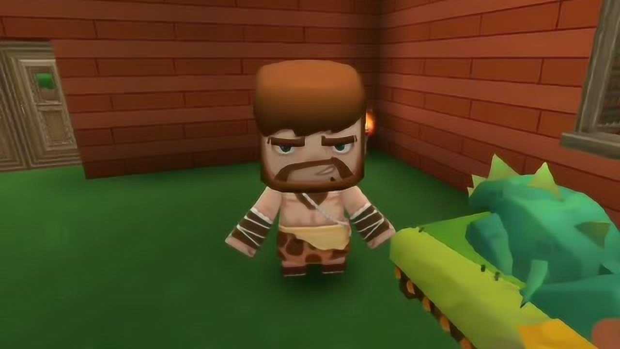 迷你世界:酋长与小恐龙2,小恐龙受伤了,酋长想办法医治它