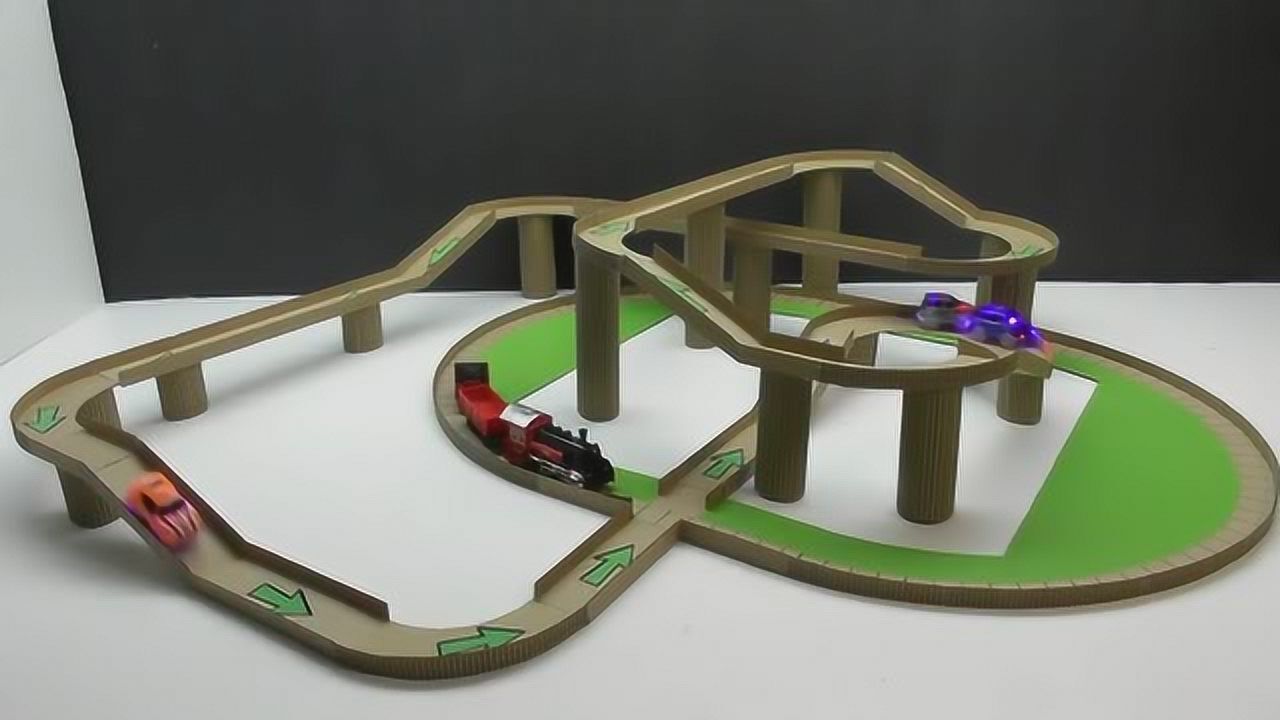 用纸壳diy玩具车赛道,好玩又益智,大人小孩都非常喜欢