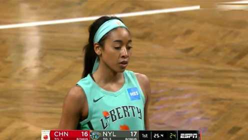 WNBA季前赛 中国女篮VS纽约自由人