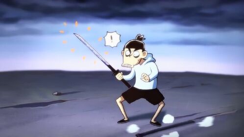 刺客伍六七:567拔刀,不料刀竟是碎的,对战两招直接断了