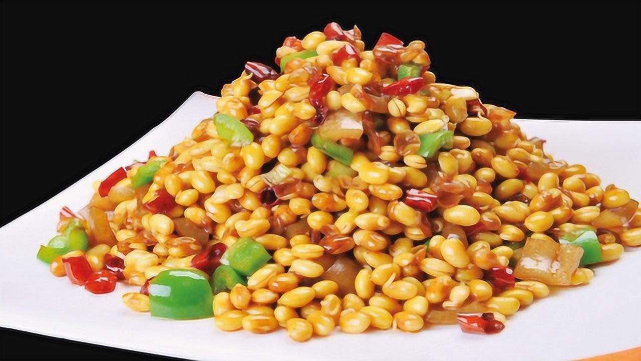 炒黄豆酥脆好吃这里有小妙招,这样又酥又催还不焦,做法很简单@小芹