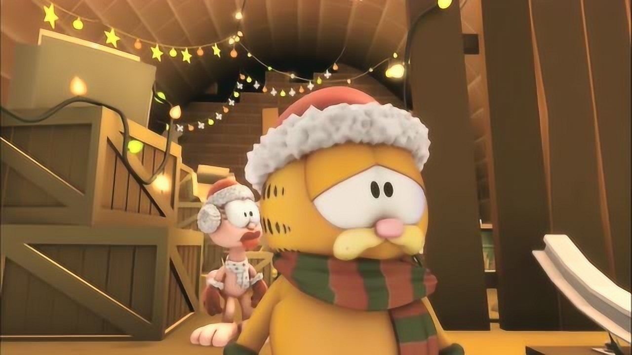 加菲猫的幸福生活加菲猫开车技术很厉害伙伴们都乐了