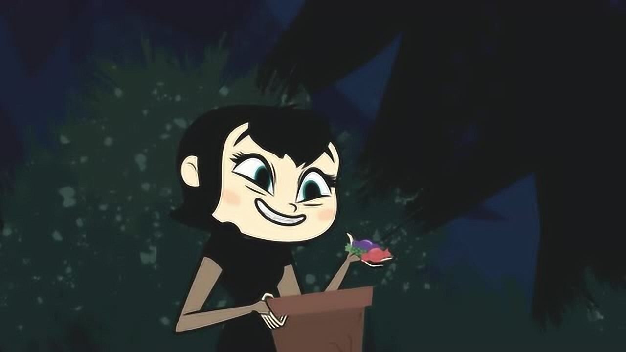 精灵旅社梅维丝万圣节鼓起勇气到人类家里结果得到了一堆糖果