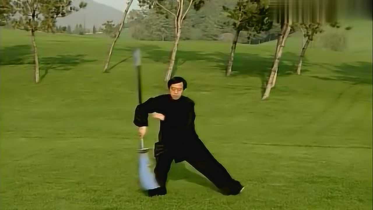 陈式春秋大刀完整套路教学陈正雷大师演示全套路动作