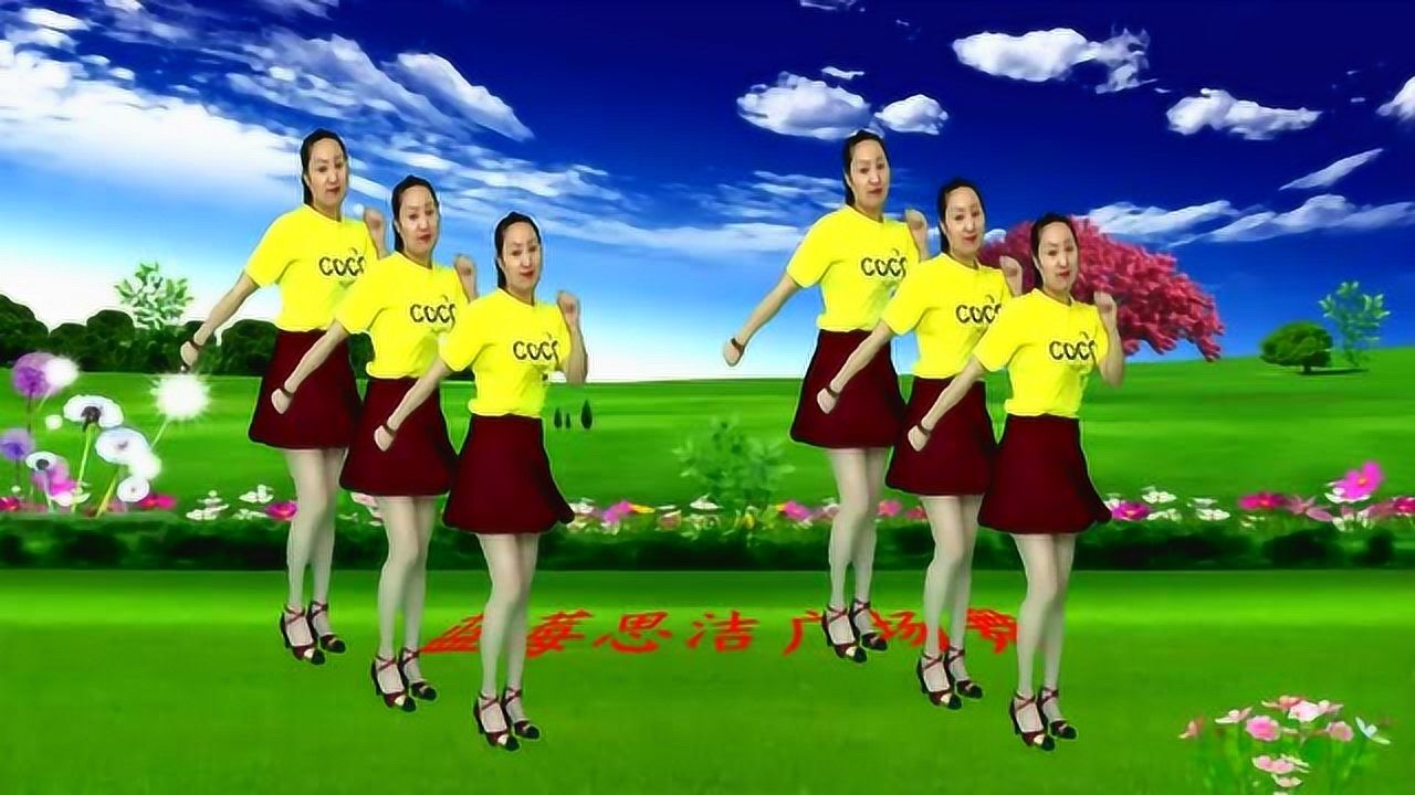 网络热门广场舞《花蝴蝶》动感16步 简单好看易学