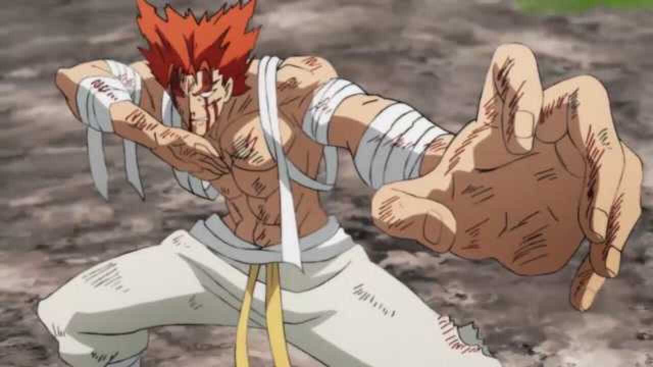 一拳超人amv:饿狼接二连三遇上劲敌,白发都变红发