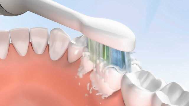电动牙刷能将牙齿刷干净吗?看3D动画模拟刷牙全程,涨见识了