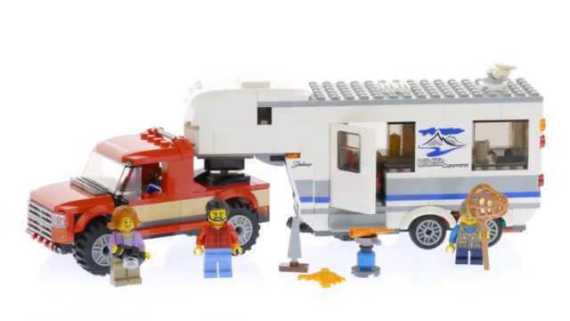 乐高积木:LEGO 60182 城市系列 亲子野营房车