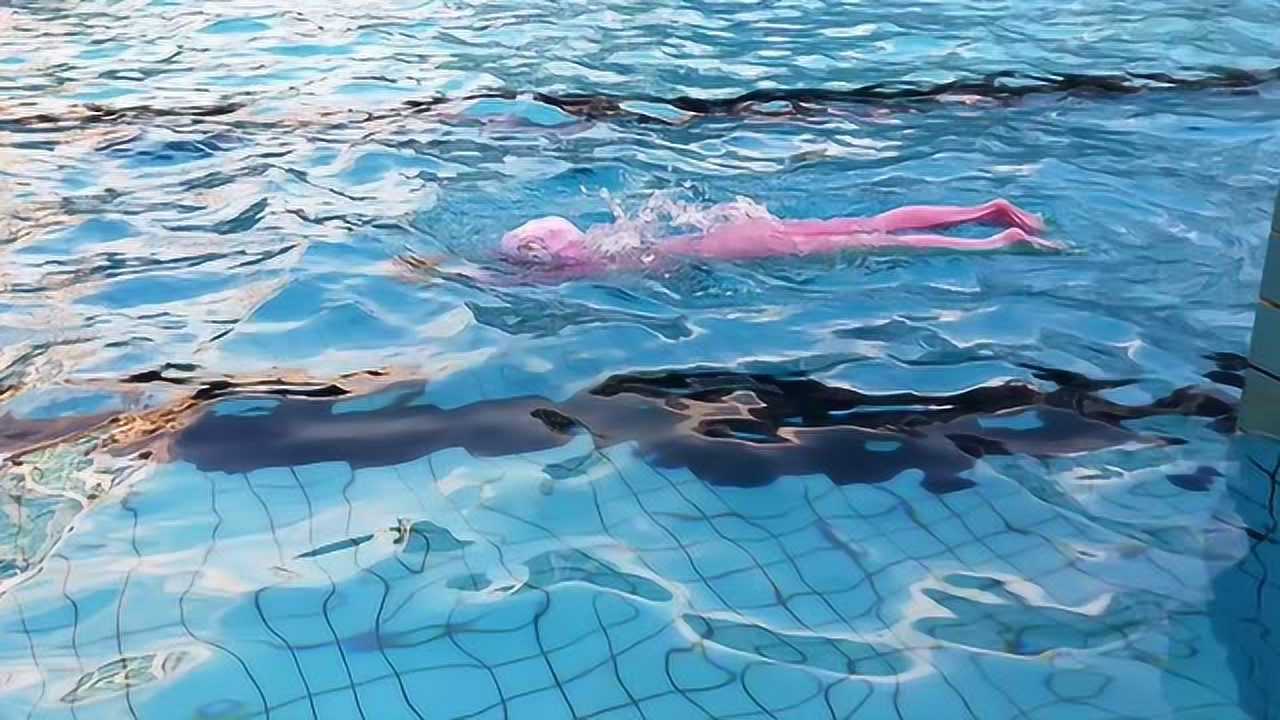 儿童游泳视频教学幼儿学游泳基础，游泳初学者双手划水漂浮技巧！_高清