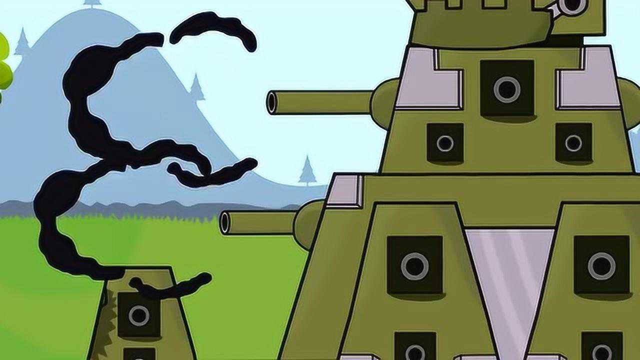 坦克世界动画:利维坦对战kv44坦