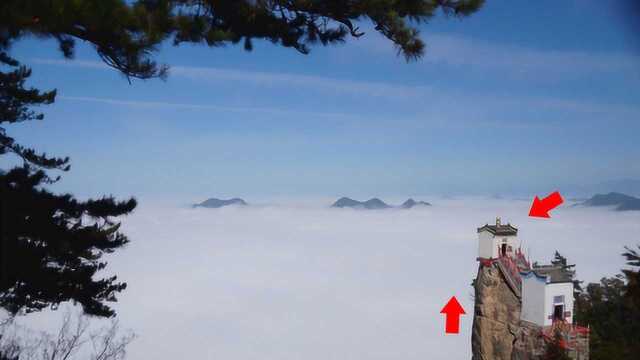 金顶、悬空寺、观音殿,中国5大最险峻寺庙,有缘还要胆大