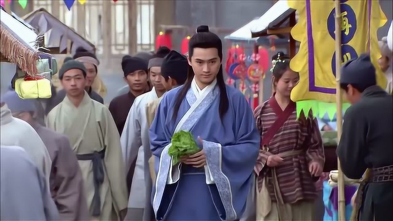 龙门镖局袁弘街头撞碎鸡蛋被要求赔款一千两这小孩也太黑了