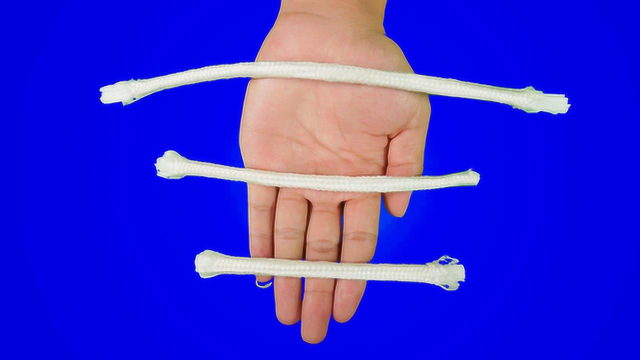 揭秘古典戏法为什么3根不同长度的绳子瞬间变的一样长