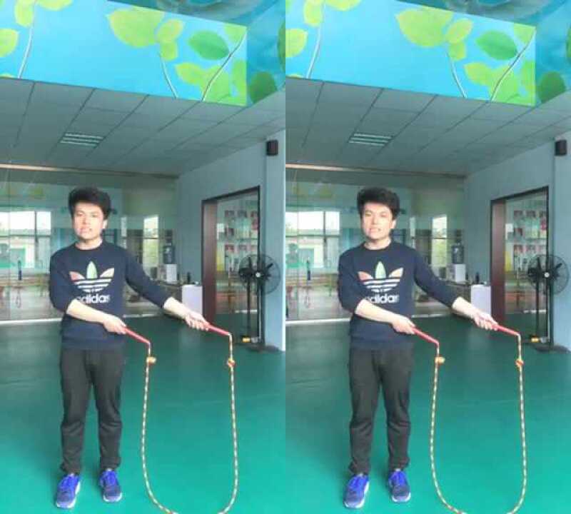花式跳绳左右甩绳教学!