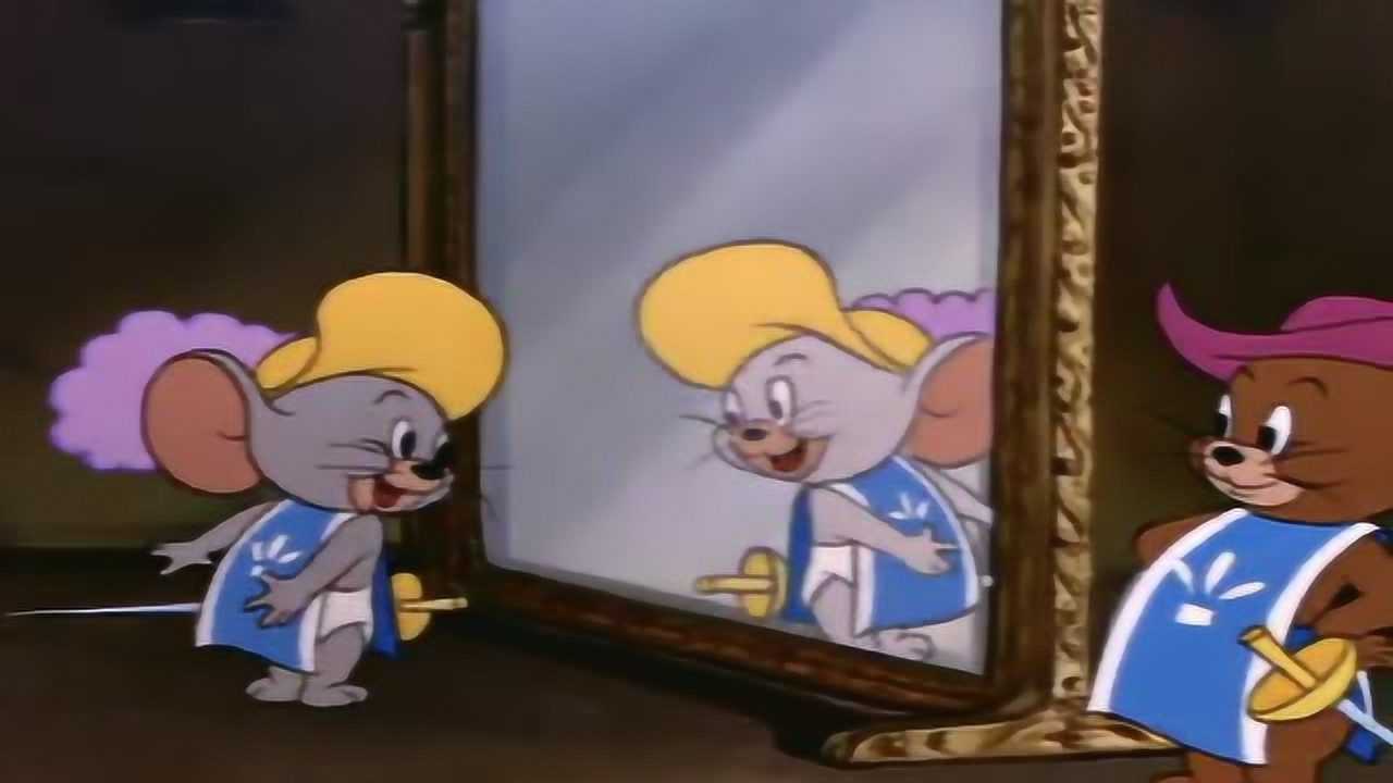 猫和老鼠:泰菲击败汤姆成为优秀的击剑手,别看我小能力比天高